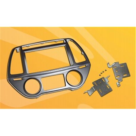 Ramka HYUNDAI i20 2013- AUTOMATIC CLIMA SREBRNA