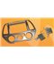 Ramka HYUNDAI i20 2013- MANUAL CLIMA SREBRNA-CIEMNY