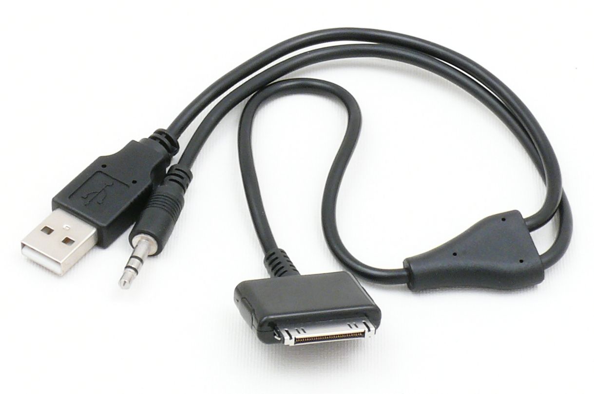 Interfejs AUX-IN USB+JACK 3,5 STEREO -I-Pod (1,5M)