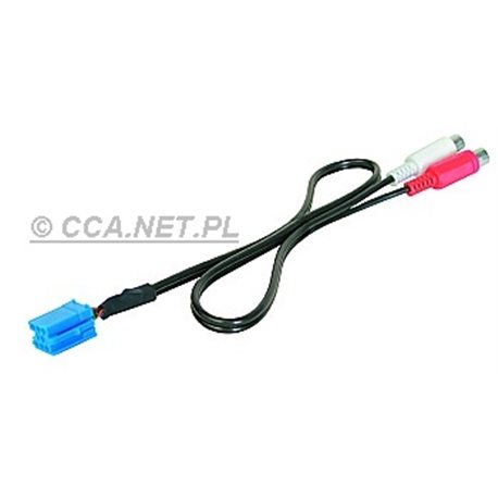 KABEL AUDIO AUX-IN BLAUPUNKT(BLUE MINI-ISO)-RCA bulk