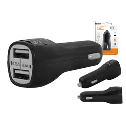 REDUKTOR NAPIĘCIA DO GNIAZDA ZAPALNICZKI 12-24V-5V(USB) 1x2 1A+1x1A ŁADOWARKA PODWÓJNA G251