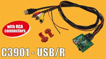 ADAPTER AUX-IN PCB HYUNDAI KIA -USB(m)+RCAx3