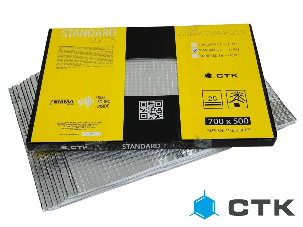 CTK Standard 2.5 Pack /4,20m2 – mata tłumiąca