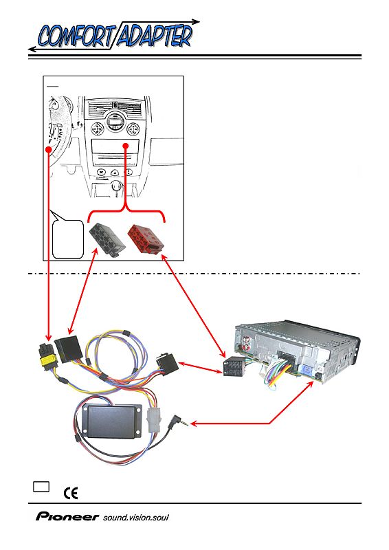 Interfejs Adapter do sterowania z kierownicy Citroen Xsara Xsara Picasso – Pioneer -Sony (CA-R-PI.034)