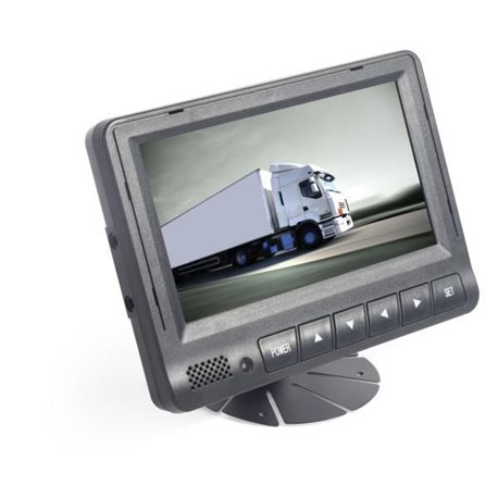 KAMERA COFANIA TRUCK 12v + monitor 7"(metalowe mocowanie na przegubie ) z transmisją przewodową kabel 6 m(3162Z-1440)