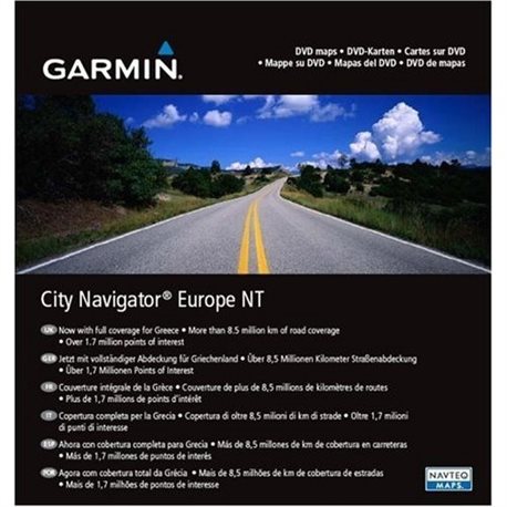 MAPA GARMIN CITY NAVIGATOR EUROPE NT DVD (020-00032-25)
