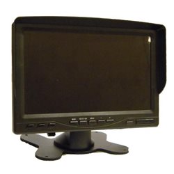 monitor 7" TRUCK do kamery cofania z transmisją przewodową 12V (1530)