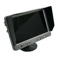 MONITOR do kamer 9" QUAD kolor PAL/NTSC 4 wejścia video monitoring switch 12/24V(5104)
