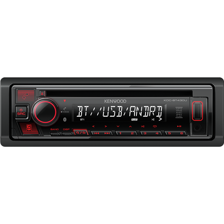 Kenwood KDC-BT430U Radioodtwarzacz 1din CD USB Bluetooth