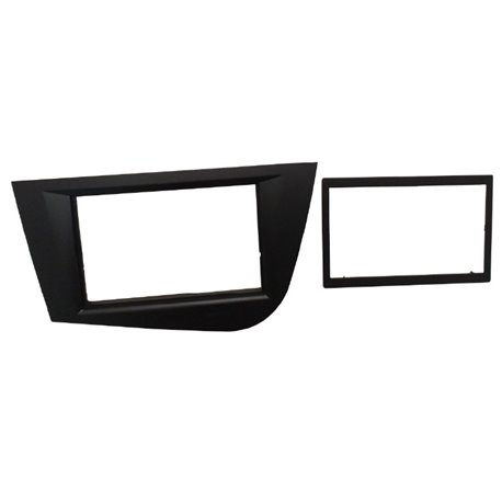 Ramka radiowa 2-DIN Seat Leon (1P/1PN) 05-10 Czarna