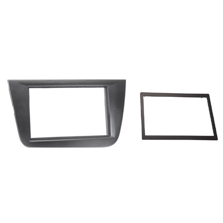 Ramka radiowa 2-DIN Seat Altea 04-,Toledo 04-09 Czarna