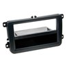 Ramka radiowa 1-DIN/2-DIN VW Touran, Golf 5, Passat, Skoda, Seat Czarny Mat ACV