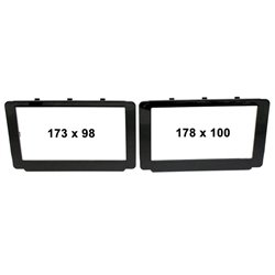 Ramka radiowa 2-DIN Toyota Hilux 15-19 Czarny 2 szt.