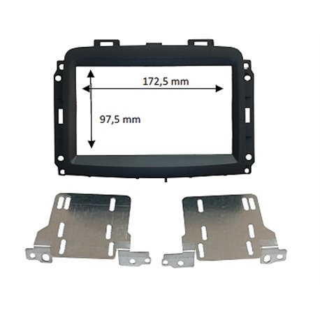 Ramka radiowa 2-DIN Fiat 500L 2018