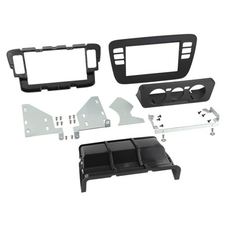 Ramka radiowa 2-DIN Skoda City Go, VW Up, Seat Mii Czarny