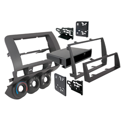 Ramka radiowa 1-DIN/2-DIN Honda Fit 06-09 USA Szary antracyt