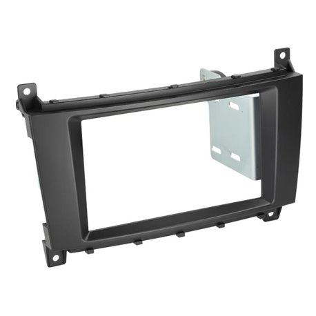 Ramka radiowa 2-DIN Mercedes C (W203/S203/CL203) 04-07 Czarny