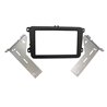 Ramka radiowa 2-DIN VW Touran, Golf 5, Passat, Skoda, Seat Czarny Mat Italy