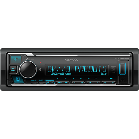 Kenwood KMM-BT358 Radioodtwarzacz 1-DIN DSP Bluetooth