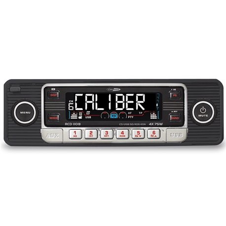 Caliber RCD110B Radioodtwarzacz Retro