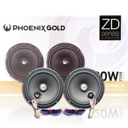 Phoenix Gold ZDSW6CS zestaw głośników dedykowanych do Volkswagena