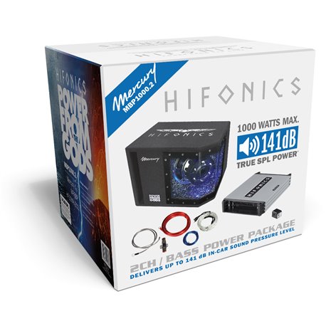 Hifonics MBP1000.2 141dB Zestaw basowy bardzo mocny