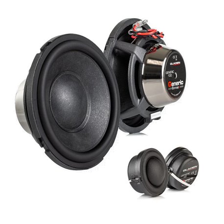 Gladen Generic 100.2 – 2-drożny system audio z zwrotnicą, tweeterem 22 mm i mid-wooferem 100 mm