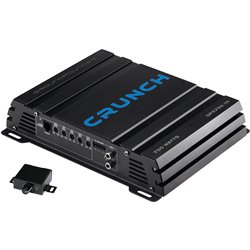 Crunch GPX750.1D - wzmacniacz jednokanałowy moc RMS 1x375 Wat przy 1 Ohm, sterownik basu