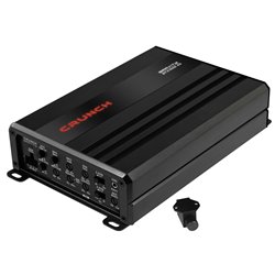 Crunch GTX1000.4D - wzmacniacz czterokanałowy klasa D moc RMS 4x80 Wat przy 4 Ohm