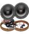 Audio System MFIT200 EVO2 200mm do VW Passat B8 Zestaw MDF adaptery