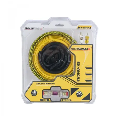 Soundmax SX-AWG42 Zestaw przewodów 4GA 20mm2 CCA/OFC