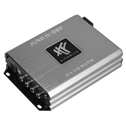 HiFonics Juno-IV DSP - wzmacniacz czterokanałowy z 6-kanałowym DSP. Steaming i aplikacja BT