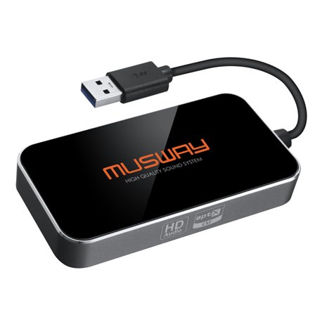 Musway BTA-HD - odbiornik Bluetooth do transmisji wysokiej rozdzielczości z aplikacją