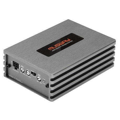 Musway NX200.2 - wzmacniacz samochodowy dwukanałowy, moc RMS 2x120 Wat przy 4 Ohm