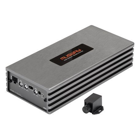Musway NX450.2 - wzmacniacz samochodowy dwukanałowy, moc RMS 2x300 Wat przy 4 Ohm