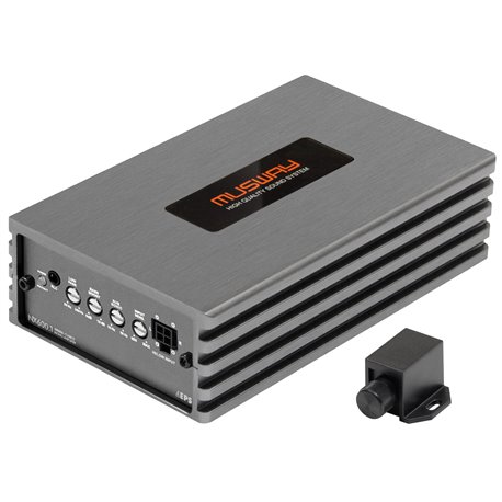 Musway NX600.1 - wzmacniacz samochodowy jednokanałowy, moc RMS 1x600 Wat przy 1 Ohm