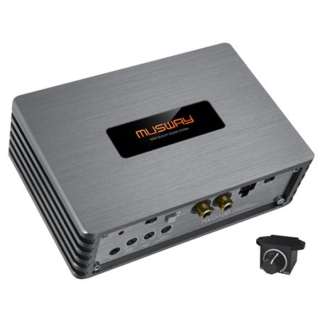 Musway TWO100 - wzmacniacz samochodowy dwukanałowy, moc RMS 2x115 Wat przy 4 Ohm