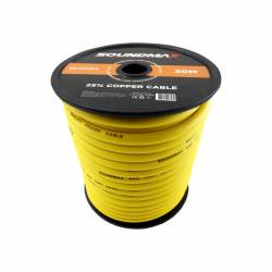 Soundmax SX-PC0GA Kabel zasilający 0GA 53mm2 Żółty matowy
