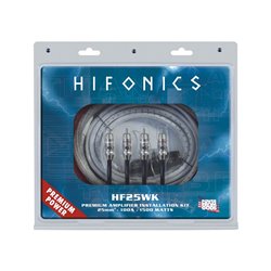 HiFonics HF25WK - zestaw przewodów do montażu wzmacniacza