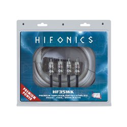 HiFonics HF35WK - zestaw przewodów do montażu wzmacniacza