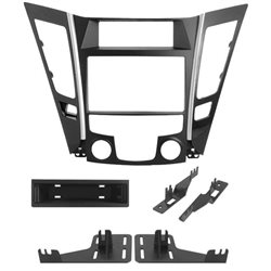 Ramka HYUNDAI SONATA V 2011- CZARNA AUT.CLIMA (3/588